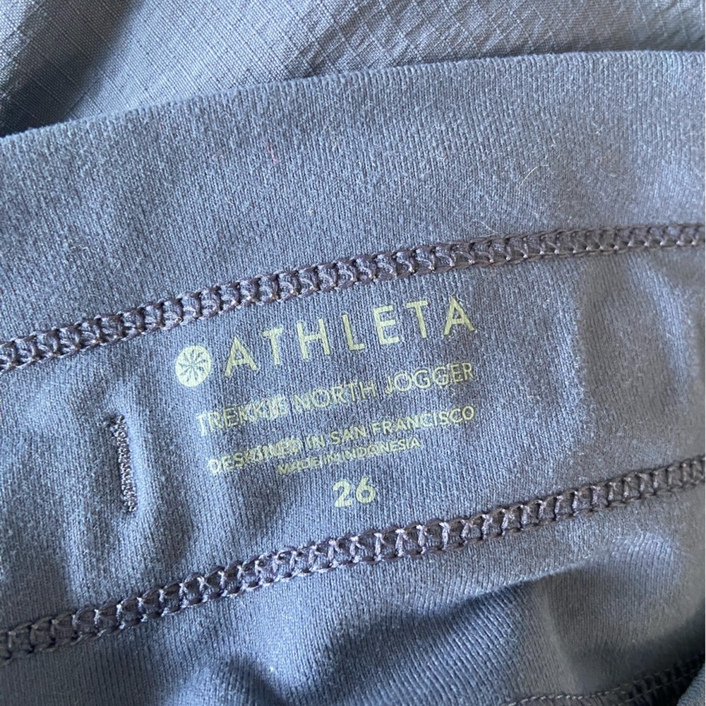 ๐SOLD Athleta Trekke North Jogger Pants in Midevil Violet Size 26 - Picture 7 of 8